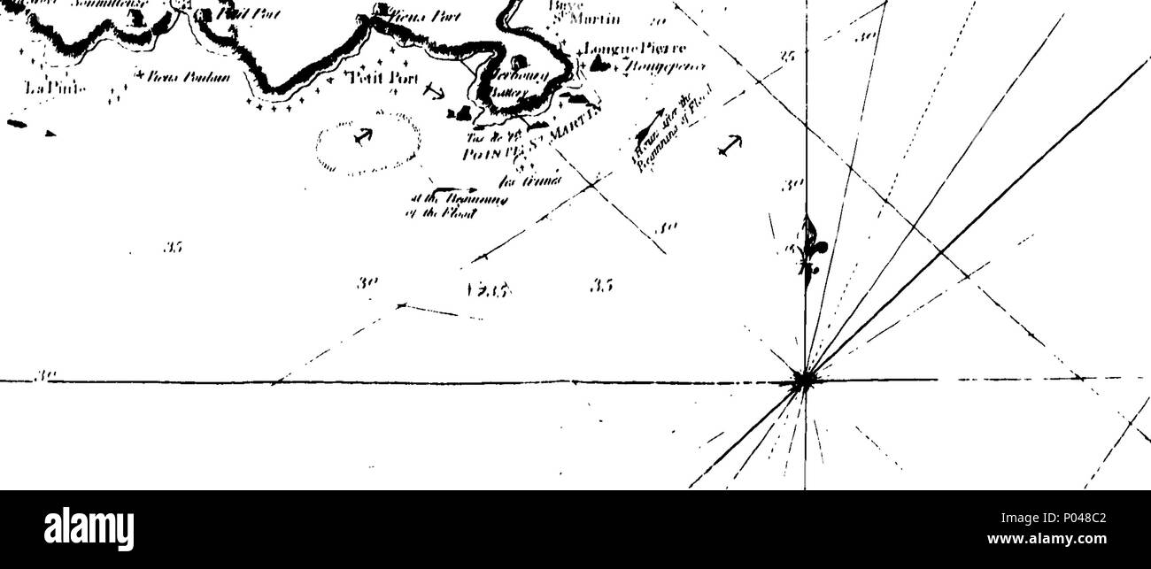 Alderney French Stock Photos Alderney French Stock Images Alamy - english fleuron from book a complete channel pilot comprehending the english and